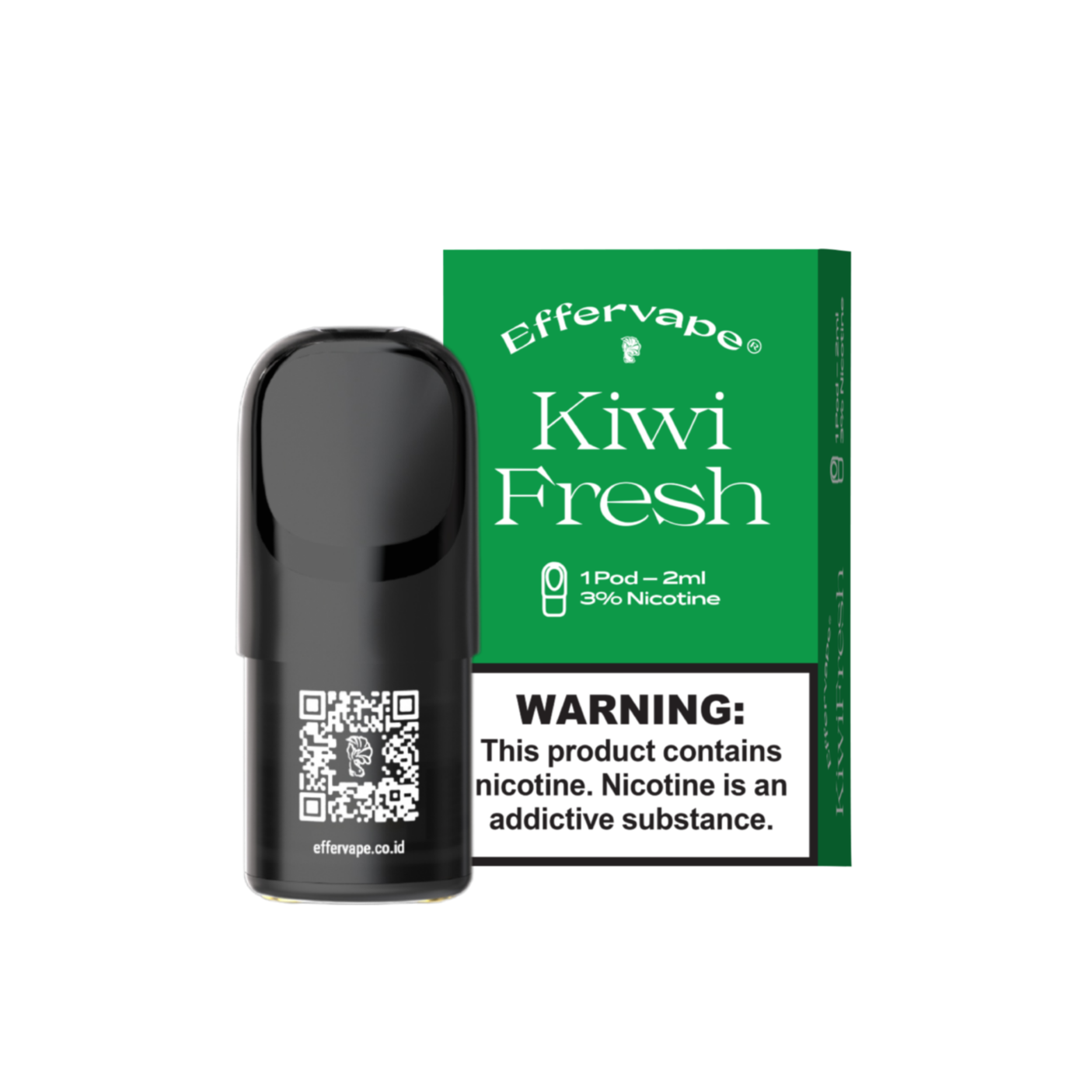 Effervape Kiwi Fresh Pod Flavour, 3% Nicotine - 2ml