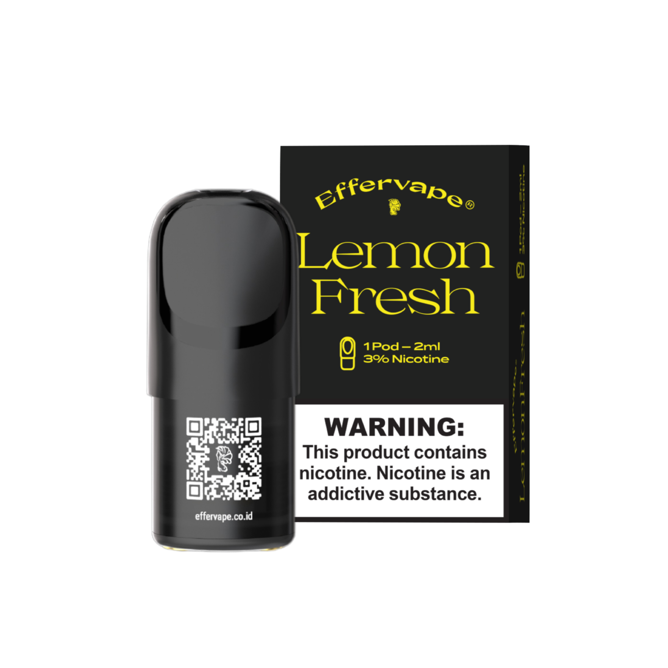 Effervape Lemon Fresh Pod Flavour, 3% Nicotine - 2ml